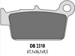 Delta Braking SUZUKI 250 RM-Z (04-13) klocki hamulcowe tył