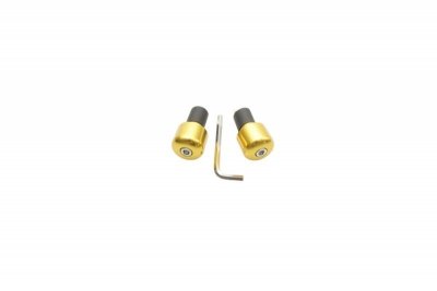 V PARTS (VICMA) KOŃCÓWKI KIEROWNICY 17,5 MM KOLOR ZŁOTY, (ZASTOSOWANIE UNIWERSALNE) (617OR)