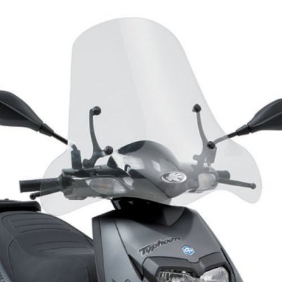KAPPA SZYBA YAMAHA BWS 125 (10-16), AEROX R 50 (13-18), MBK NITRO (13-17) 59 X 70 CM PRZEZROCZYSTA - POTRZEBNE MOCOWANIE POD DAN