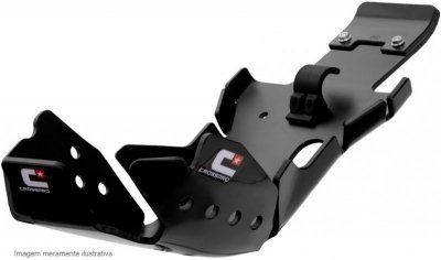 CROSSPRO OSŁONA SILNIKA I ŁĄCZNIKA WAHACZA (PRO-LINK) Z TWORZYWA DTC HARD ENDURO PASUJE DO: KTM SX 250/300 17-18, HUSQVARNA TE 2