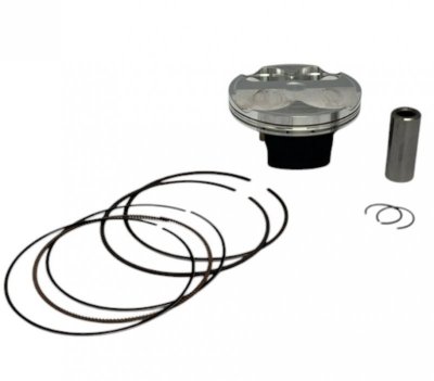 WOSSNER TŁOK (4T) KAWASAKI KXF250 23-24 (KXF 250,KX250F) (STD. + 0,01MM = 77,96MM) (14.1:1 CR)