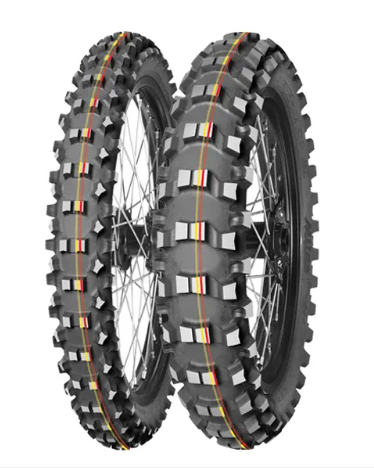 MITAS OPONA 70/100-14 TERRA FORCE-MX SM 40M (CZERWONO-ŻÓŁTY PASEK) TT PRZÓD DOT 2024 (DOT:CXDC/DJDC) (460064) (zamiennik:7000016
