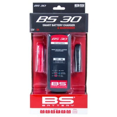 BS ŁADOWARKA AKUMULATORÓW BS30 12V STD/AGM/GEL/SLA/LITHIUM (LIFEP04), 3A DO 60AH (EL) - ZASTĘPUJE 700546