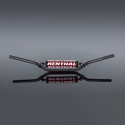 RENTHAL KIEROWNICA 7/8 CALA (22MM) MX HANDLEBAR BLACK CR LOW PADDED PADDED KOLOR CZARNY Z GĄBKĄ