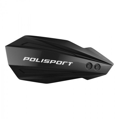 POLISPORT OSŁONY RĄK (HANDBARY) MODEL BULLIT Z UNIWERSALNYM ZESTAWEM MONTAŻOWYM 22/28 RIEJU MR 250/300 21-25 KOLOR CZARNY