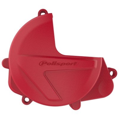 POLISPORT OSŁONA POKRYWY (DEKLA) SPRZĘGŁA HONDA CRF 450R 17-25; CRF 450RX 17-25 KOLOR CZERWONY