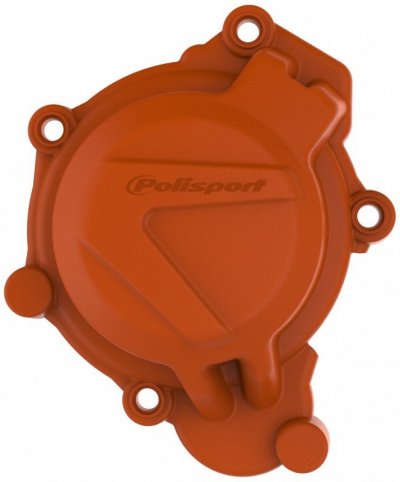 POLISPORT OSŁONA POKRYWY (DEKLA) ALTERNATORA KTM SX125/150 16-22; HUSQVARNA TC 125/150 16-22 KOLOR POMARAŃCZOWY