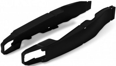 POLISPORT OSŁONA WAHACZA (KOMPLET) HONDA CR125/250R 04-07; CRF 250R 04 KOLOR CZARNY