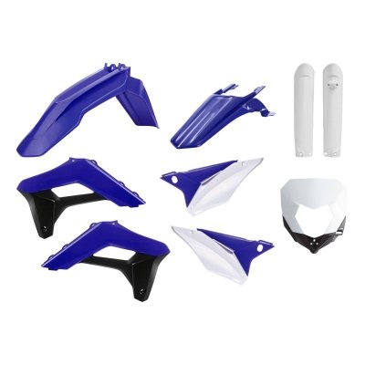 POLISPORT KOMPLET PLASTIKÓW (FULL KIT) SHERCO SE-R/SEF-R 17-23 W ZESTAWIE OSŁONA LAMPY (8679800003) I OSŁONY AMORTYZATORÓW (8398