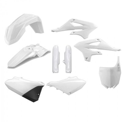 POLISPORT KOMPLET PLASTIKÓW (FULL KIT) YAMAHA YZ 85 22-24 W ZESTAWIE TABLICA PRZEDNIA (8671900002) I OSŁONY AMORTYZARORÓW (83526