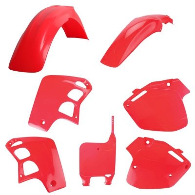 POLISPORT KOMPLET PLASTIKÓW HONDA CR 500 91-94 KOLOR OEM CZERWONY FLUO-R