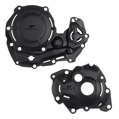 POLISPORT ZESTAW OSŁONA POKRYWY (DEKLA) ALTERNATORA ORAZ OSŁONA POKRYWY SPRZĘGŁA POMPY WODY YAMAHA YZ 450F 23-25; WR 450F 24-25 