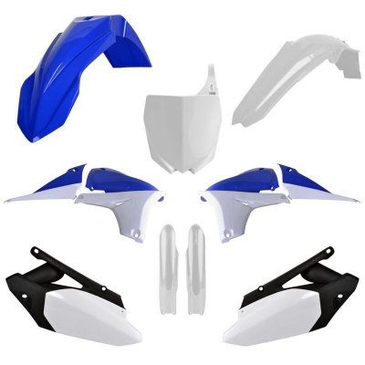 POLISPORT WYPRZEDAŻ KOMPLET PLASTIKÓW (FULL KIT) YAMAHA YZ 450F 10-13 W ZESTAWIE TABLICA PRZEDNIA (8678400001) I OSŁONY AMORTYZA