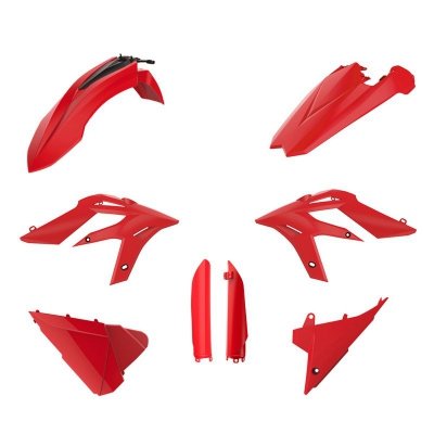 POLISPORT KOMPLET PLASTIKÓW (FULL KIT) BETA X-TRAINER 15-19 W ZESTAWIE OSŁONY AMORTYZATORÓW (8398700001) KOLOR CZERWONY