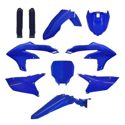 POLISPORT KOMPLET PLASTIKÓW (FULL KIT) YAMAHA YZ 250F 24-25; YZ 450F 23-25 W ZESTAWIE TABLICA PRZEDNIA (8680900001) I OSŁONY AMO