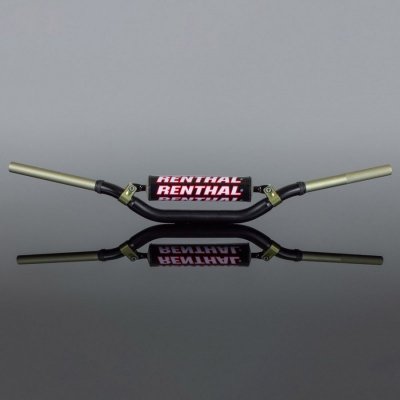 RENTHAL KIEROWNICA 1,1/8 CALA (28,6MM) MX TWINWALL 993 HANDLEBAR BLACK KTM SX85 13-; HUSQVARNA TE85 13- PADDED KOLOR CZARNY Z GĄ