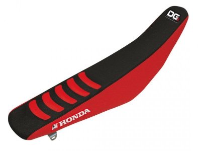 BLACKBIRD POKROWIEC / POSZYCIE NA SIEDZENIE HONDA CRF 250R 04-09, CRF 250X 04-21, CRF 450X 04-16 DOUBLE GRIP 3 KOLOR CZARNY/CZER