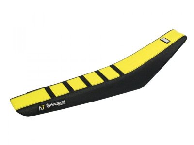 BLACKBIRD POKROWIEC / POSZYCIE NA SIEDZENIE HUSQVARNA FC/TC 19-22, TE/FE 20-23 ZEBRA KOLOR ŻÓŁTY CZARNY