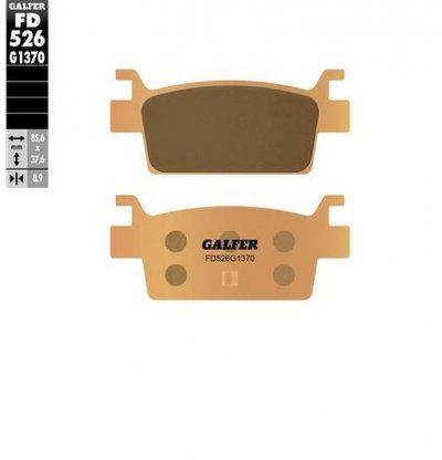GALFER KLOCKI HAMULCOWE KH719 SPIEK METALICZNY (ZŁOTE) KAWASAKI KRX 1000 TERYX 20-23; KYMCO AK 550 17-23