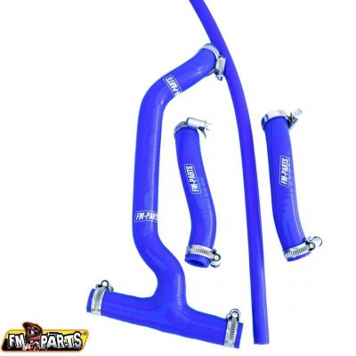 FM-PARTS SILIKONOWE WĘŻE/PRZEWODY CHŁODNICY SHERCO 250/300 13-24 KOLOR NIEBIESKI