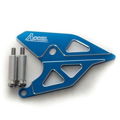 ACCEL OSŁONA ZĘBATKI PRZEDNIEJ KAWASAKI KXF 450 19-20 KOLOR NIEBIESKI - PROMOCJA