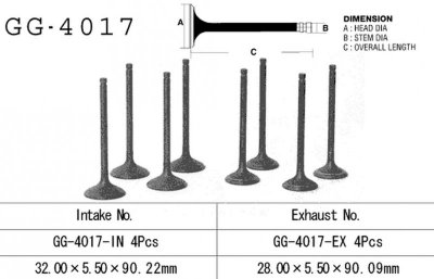 VESRAH ZAWÓR SSĄCY KAWASAKI VN 750 86-06 (OEM: 12004-1061) (1SZT.) (MADE IN JAPAN)