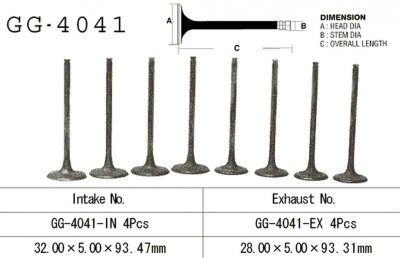 VESRAH ZAWÓR SSĄCY KAWASAKI VN 800/900 96-15 (OEM: 12004-1121,12004-1139) (1SZT.) (MADE IN JAPAN)