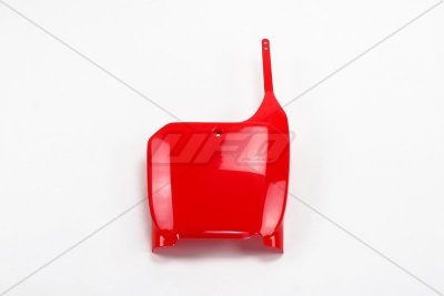 UFO TABLICA NA NUMER STARTOWY HONDA CR 125/250 00-03, CRF 450 02-03 KOLOR CZERWONY