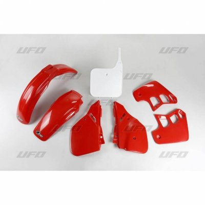 UFO KOMPLET PLASTIKÓW HONDA CR 125 89-90 KOLOR OEM (CZERWONY/BIAŁY) (HO098E999)
