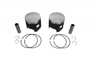 WOSSNER KOMPLET TŁOKÓW (SKUTER WODNY) KAWASAKI JS 550 SX 82-95 STD. (74,88MM) NA ZAMÓWIENIE (SWORZEŃ 16MM)