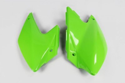 UFO BOCZKI TYLNE KAWASAKI KLX 450R 07-25 KOLOR ZIELONY