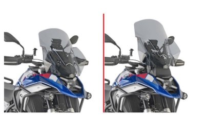 KAPPA SZYBA BMW R 1300 GS 24-, (54,5 X 49 CM) PRZYCIEMNIANA (DO MODELI BEZ RADARU)