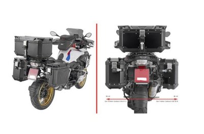 KAPPA 2025/05 STELAŻ KUFRÓW BOCZNYCH MONOKEY CAM SIDE BMW R 1200 GS / ADV 13-18, R 1250 GS / ADV 19-24 - POD KUFRY KVG KVOYAGER ALU - PRAWY KVGS33 WCIĘTY