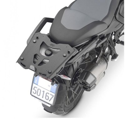 KAPPA STELAŻ (PŁYTA ALUMINIOWA) KUFRA CENTRALNEGO MONOKEY BMW R 1300 GS 24-, KOLOR CZARNY