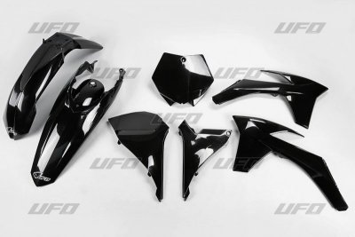 UFO KOMPLET PLASTIKÓW KTM SXF 11-12, SX 12 KOLOR CZARNY (KT510E001)