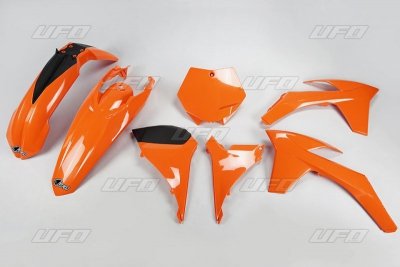 UFO KOMPLET PLASTIKÓW KTM SXF 11-12, SX 12 KOLOR POMARAŃCZOWY (KT510E127)