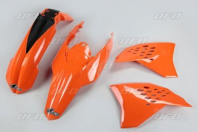 UFO KOMPLET PLASTIKÓW KTM EXC 09-10 KOLOR OEM (POMARAŃCZOWY) (KT511E999)