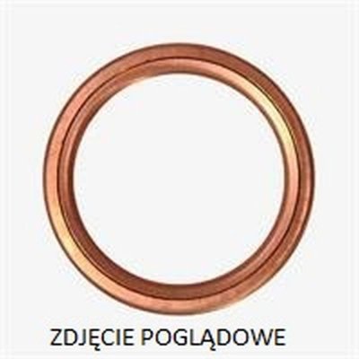 ATHENA USZCZELKA (PODKŁADKA MIEDZIANA) KOLANKA WYDECHOWEGO KAWASAKI KX 100 98-13, KX 80 98-00, KX 85 01-18 (34X39X1,5MM) (OEM:11