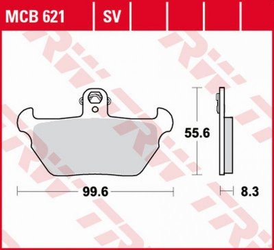 TRW ZF KLOCKI HAMULCOWE KH407 SINTER STREET BMW R 80R 91-95, K 1100LT/RS 90-98 PRZÓD