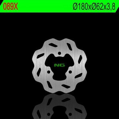 NG TARCZA HAMULCOWA TYŁ DERBI SENDA 50 95-03 (18X62X3,8MM) (3X10,5MM) WAVE