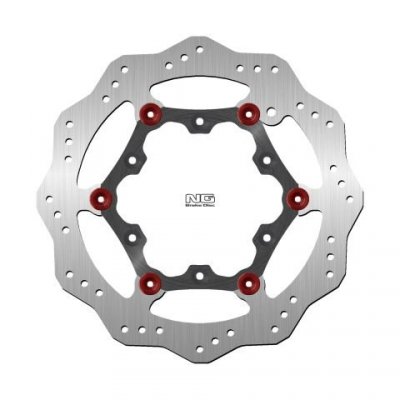 NG TARCZA HAMULCOWA PRZÓD AJP PR4 125 '05-09, BETA ALP 4.0 '05, GAS GAS EC250/300 '96-20 (260X108X3MM) (6X6,5MM) 