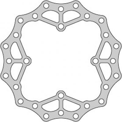 DELTA BRAKING TARCZA HAMULCOWA TYŁ KAWASAKI KX 125 03-08, KX 250 03-18, 21, KX 450 06-18, 21, KLX 450 07-21, KXE 45010-20, RMZ 2