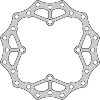 DELTA BRAKING TARCZA HAMULCOWA TYŁ KAWASAKI KX 125 '03-08, KX 250 '03-18, 21, KX 450 '06-18, 21, KLX 450 '07