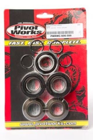 PIVOT WORKS ZESTAW ŁOŻYSK Z TULEJKAMI WODOSZCZELNYMI KOŁA TYLNEGO SUZUKI RM 125 96-07