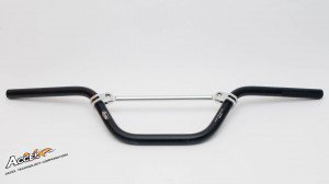 ACCEL KIEROWNICA ALUMINIOWA Z POPRZECZKĄ (22,2MM) MX WZÓR YAMAHA YZ WYSOKA KOLOR CZARNY (SZER. 803MM, WYS. 92MM)