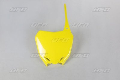 UFO TABLICA NA NUMER STARTOWY SUZUKI RMZ 250 10-18, RMZ 450 08-17, KOLOR ŻÓŁTY