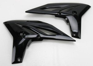UFO OSŁONY CHŁODNICY YAMAHA YZF 250 11-13, WRF 450 12-15 KOLOR CZARNY