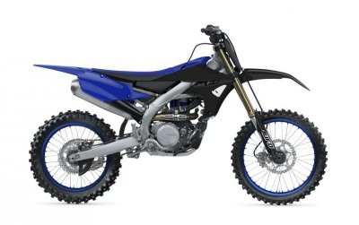 UFO KOMPLET PLASTIKÓW YAMAHA YZF 250 19-23, YZF 450 18-22 KOLOR CZARNY / NIEBIESKI ( W ZESTAWIE OSŁONY TELESKOPÓW ORAZ NAKLEJKI 