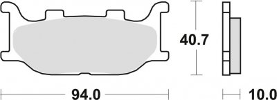 TRW klocki hamulcowe przód Yamaha XJ6  600  N (09-15)