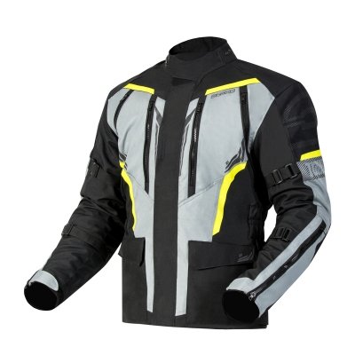 KURTKA TEKSTYLNA OZONE TOUR III BLACK/GREY/FLUO YELLOW 13XL
